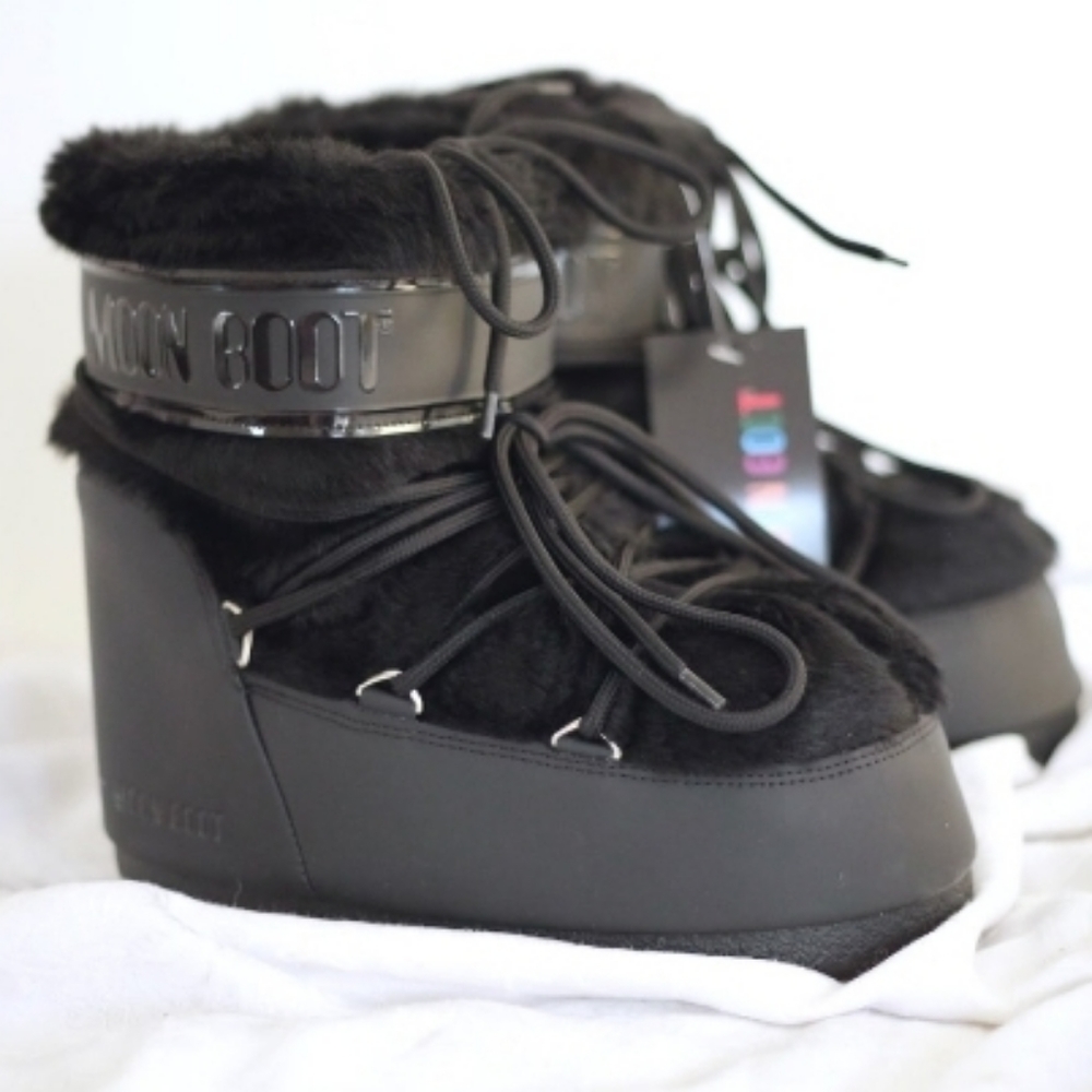 Moon Boot Icon Low Faux Fur